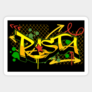 Rasta Graffiti Magnet